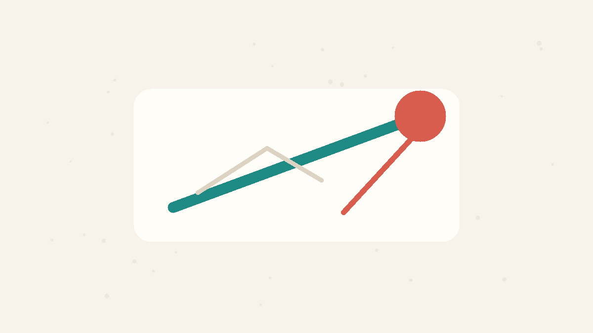 A target metric being pulled upward while behavior bends around it.